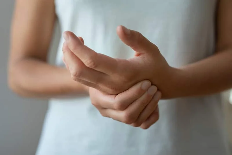Man undergoing acupuncture to help relieve neuropathy