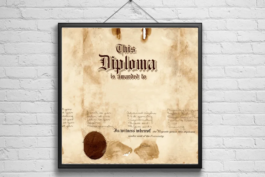 How Personalized Novelty Bachelor Diplomas Are Created for Display Collections