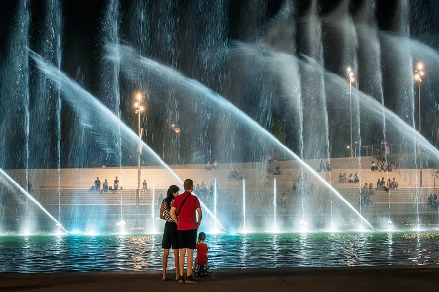 Dancing fountain